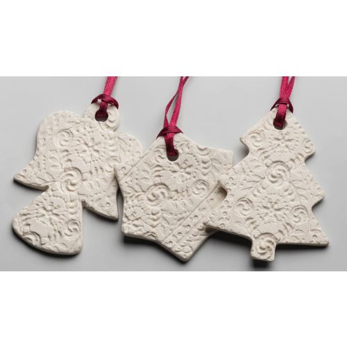 Hanging Ornament - Lace Patterned  Star